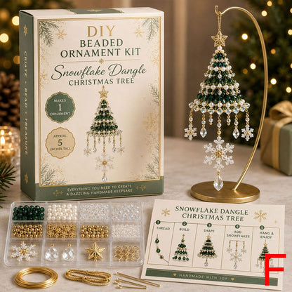 DIY Kerstboomornament met Kralen – Creatieve Kerstboomversiering