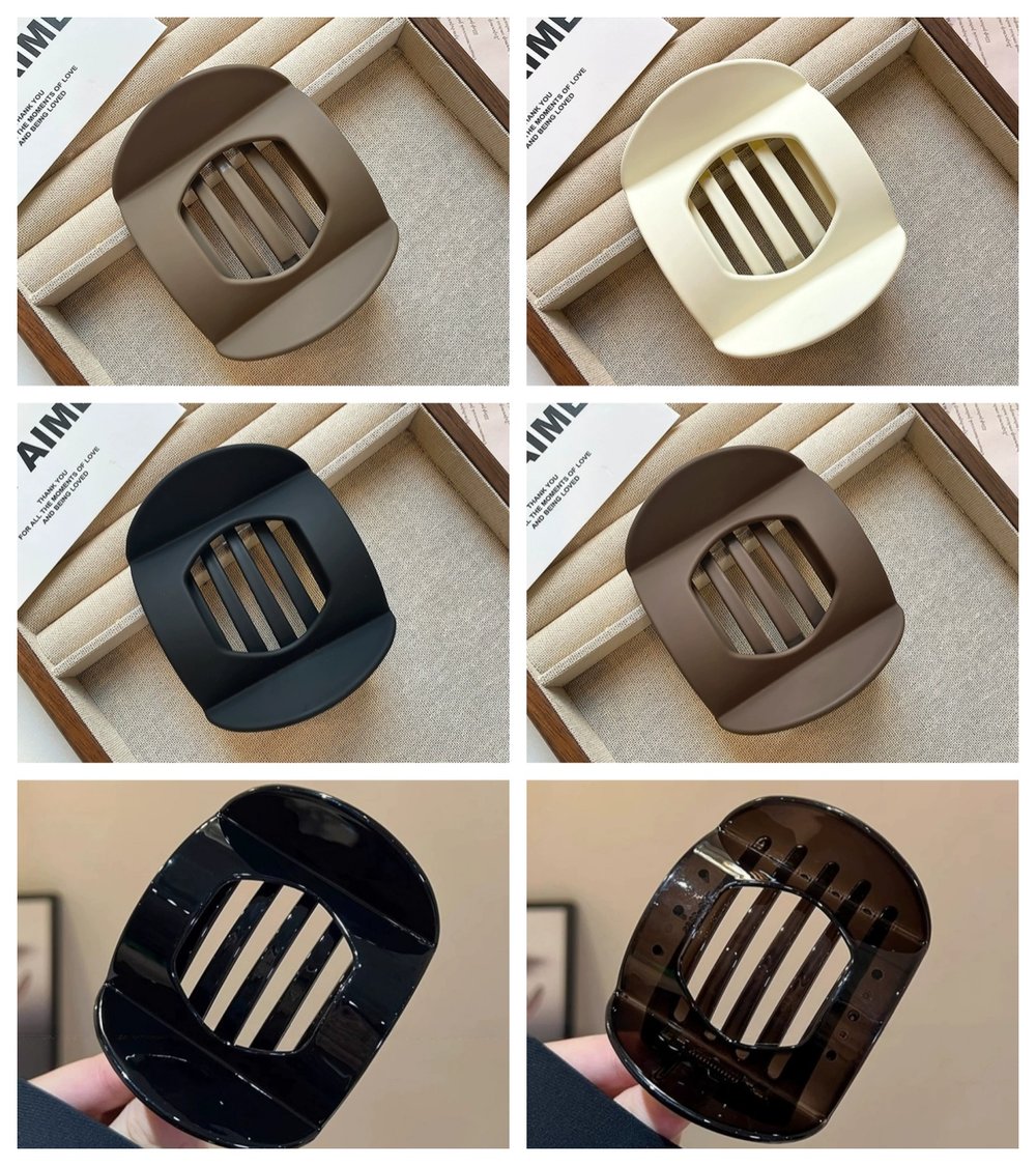 💖Casual Veelzijdige Effen Haarclips (4st)