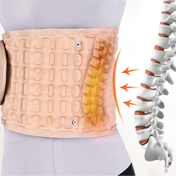 2-in-1 Lumbale gordel voor decompressie en pijnverlichting