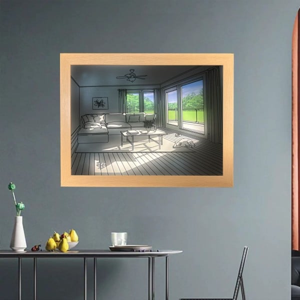 LED Creatieve Portret Wandversiering