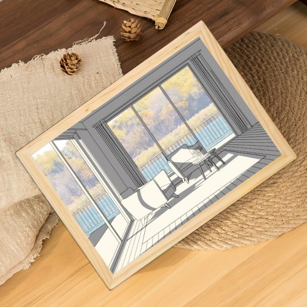 LED Creatieve Portret Wandversiering