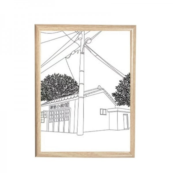 LED Creatieve Portret Wandversiering