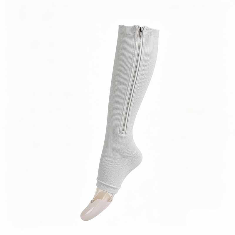Compressiekousen met ritssluiting voor gemakkelijk aantrekken