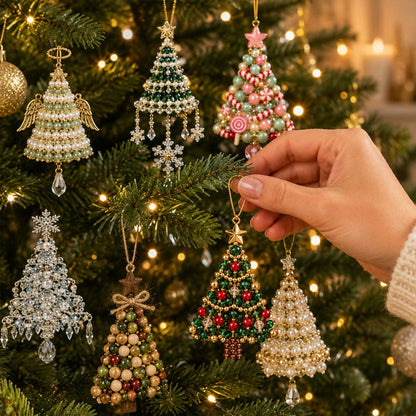 DIY Kerstboomornament met Kralen – Creatieve Kerstboomversiering