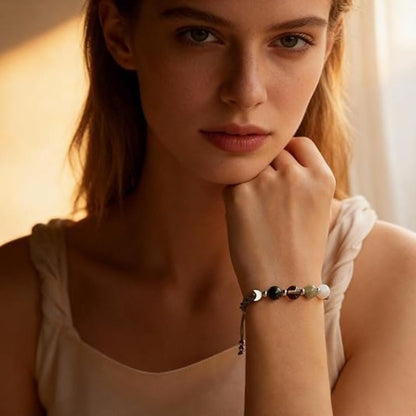 Maanfasen Crystal Armband
