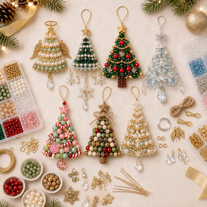 DIY Kerstboomornament met Kralen – Creatieve Kerstboomversiering