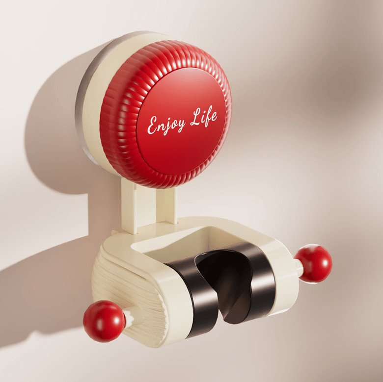 Verstelbare Douchekop-houder Met Zuignap