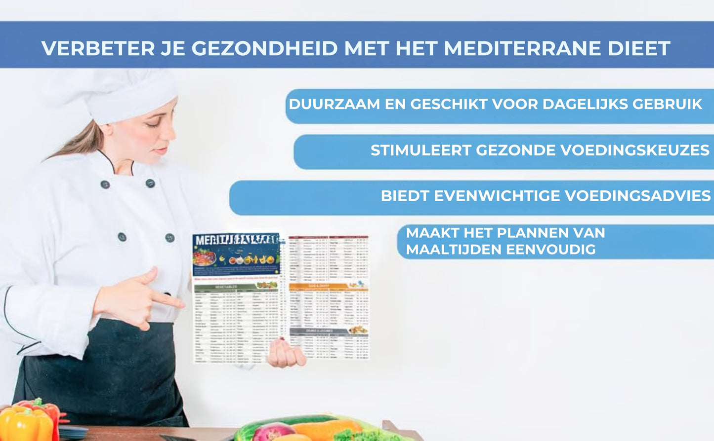 3-Delig Mediteraans Dieetschema
