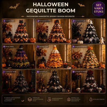Halloweenboom DIY Naaiset met Gewatteerde stof