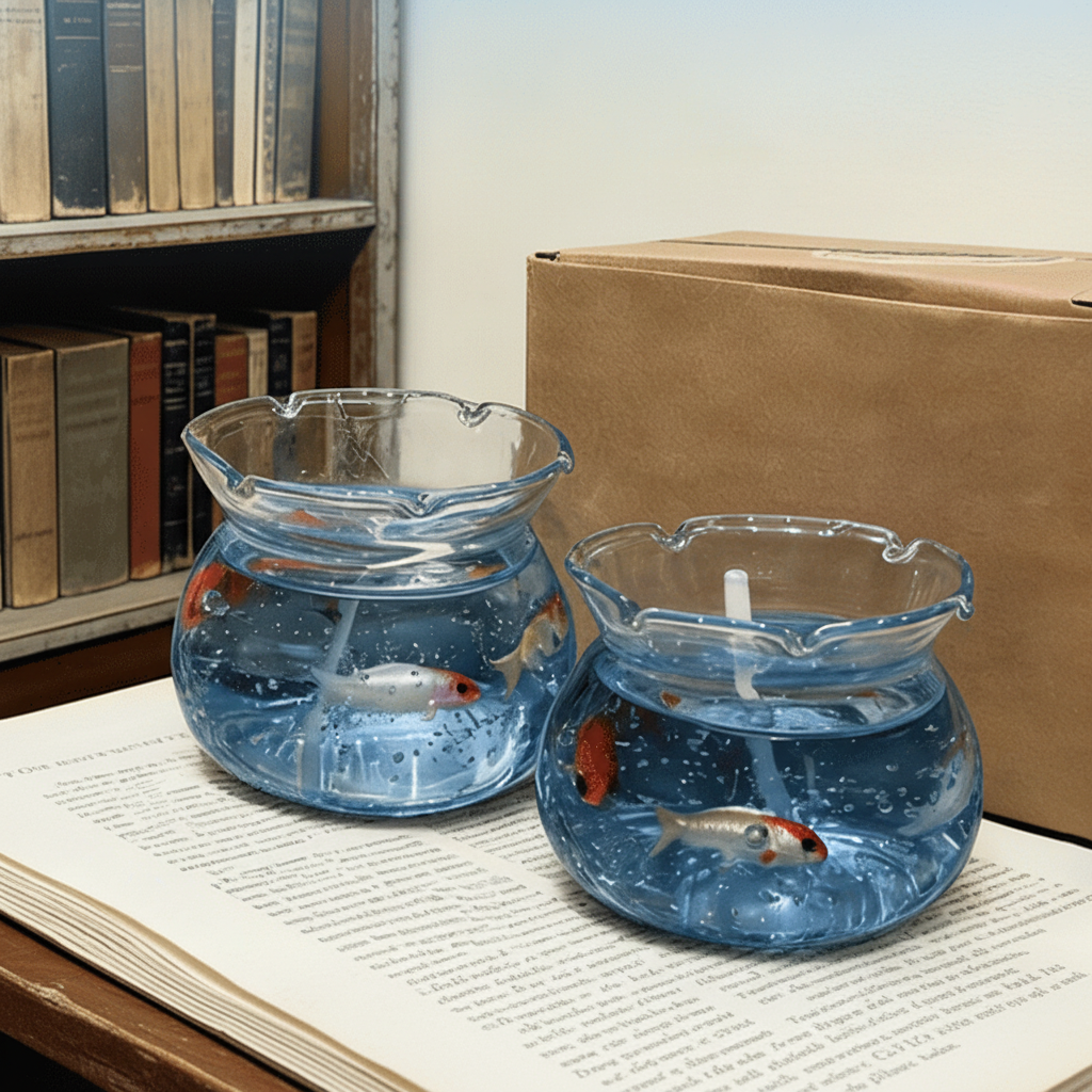 Mini Bubble Fish Tank Geurkaars