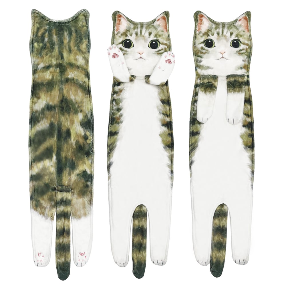 Grappige Kattenhanddoek