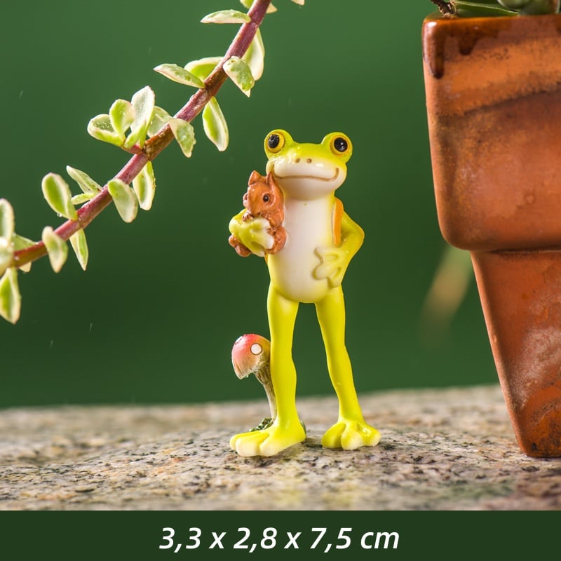 Kikker bloempothanger ornament