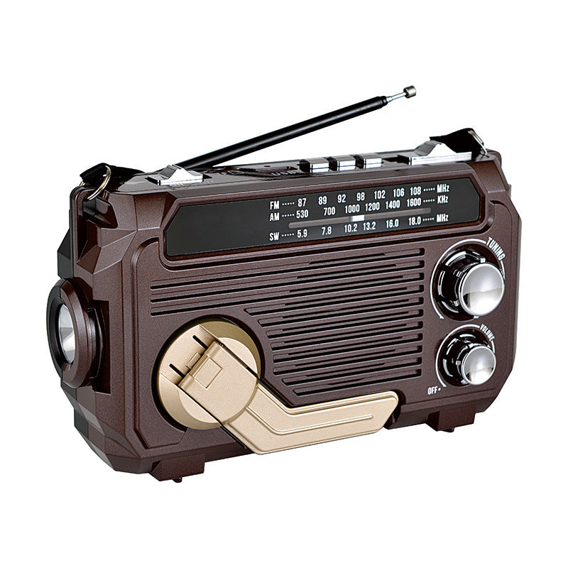 Noodradio op Zonne-Energie