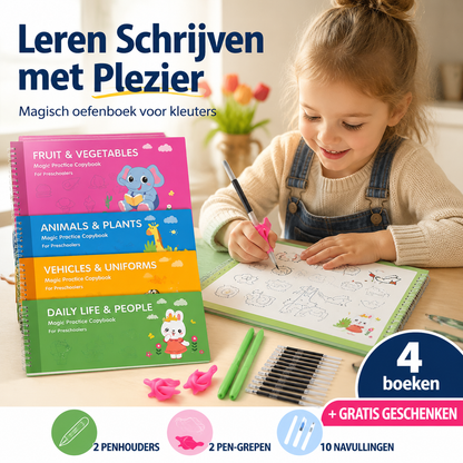 Cartoon Tekenboek met Contourlijnen voor Kinderen