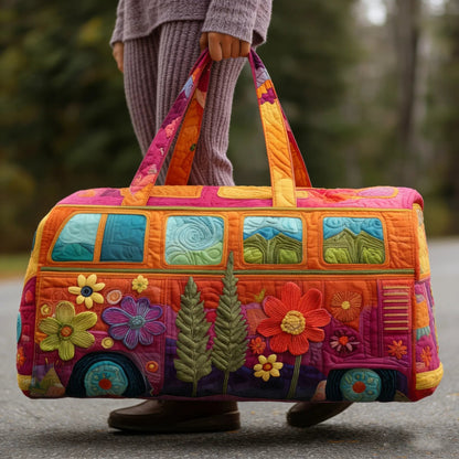 Kleurrijke Gewatteerde Reistas 🌸🎒