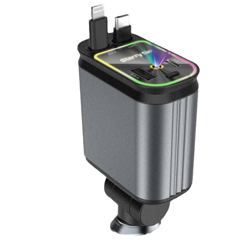 Uittrekbare Kabel Autolader