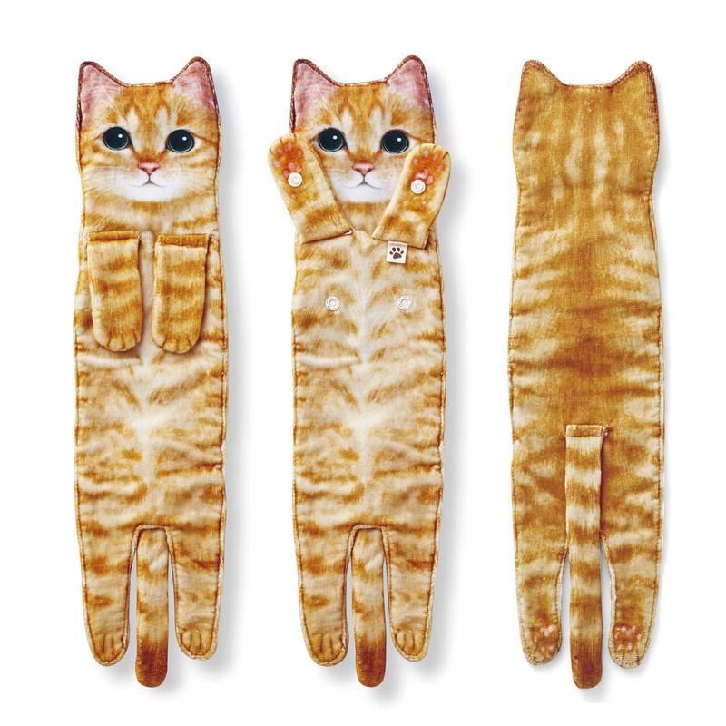 Grappige Kattenhanddoek