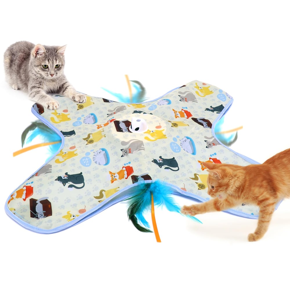 2-in-1 Verstop-en-Zoek Spel voor Katten