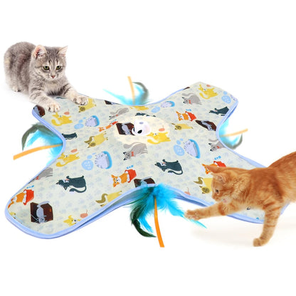 2-in-1 Verstop-en-Zoek Spel voor Katten