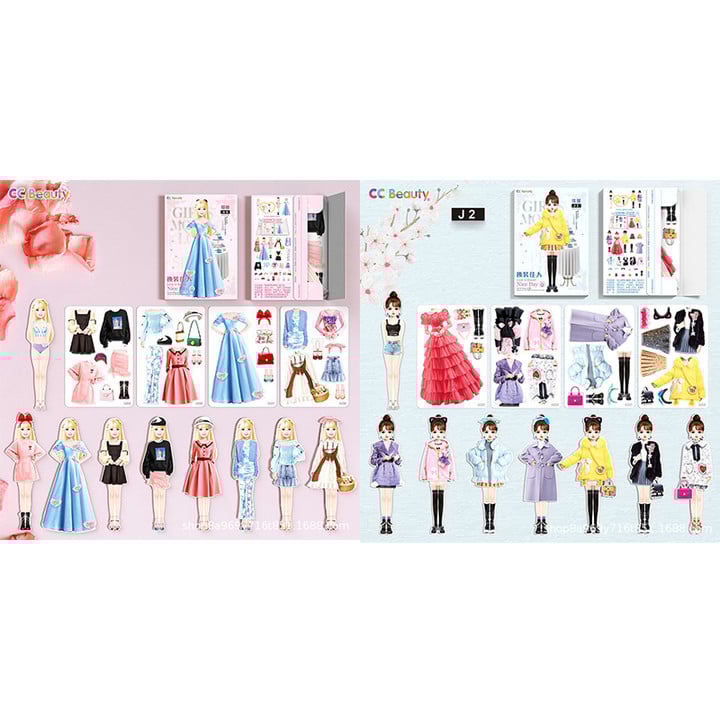 Magnetische prinsessenkledingboek