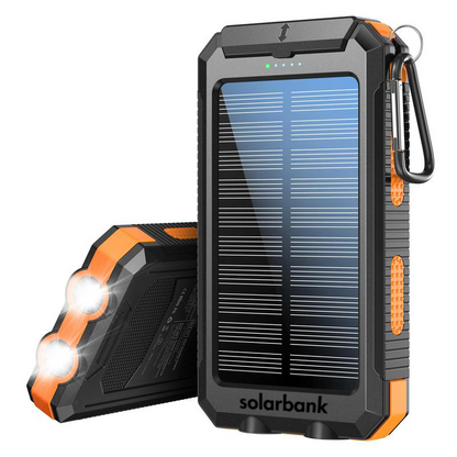 Noodpowerbank en Zaklamp op Zonne-Energie