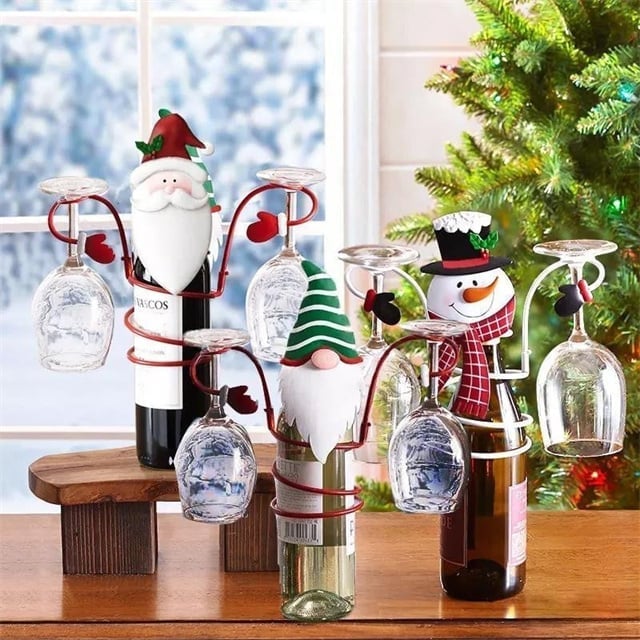 Wijnglazenhouder Kerst