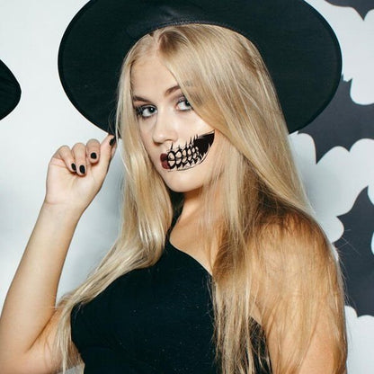 Halloween make-up tijdelijke tatoeage