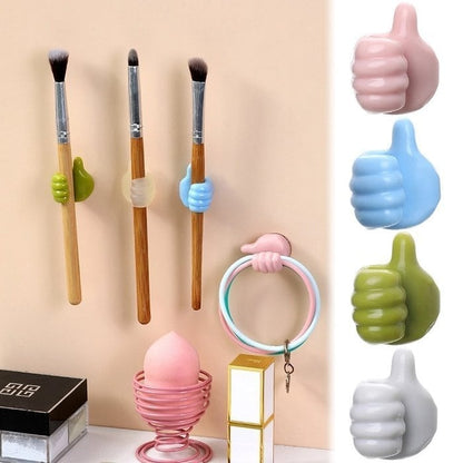 Creatieve Duim-Omhoog Wandhaken - 10 Stuks