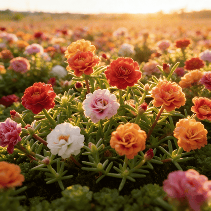 🌸Mosroos Zadenmix (1000 stuks) – 🌿Postelein / Zonneroosjes