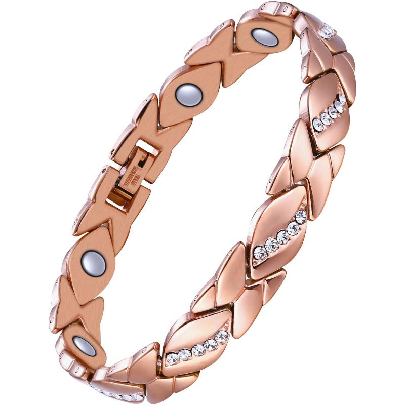Magnetische koperen armband