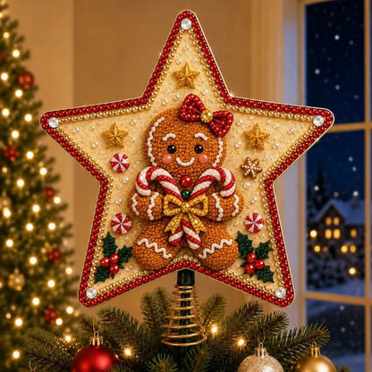 DIY Kerstboompiek Kit - Parel-en Diamantkunst