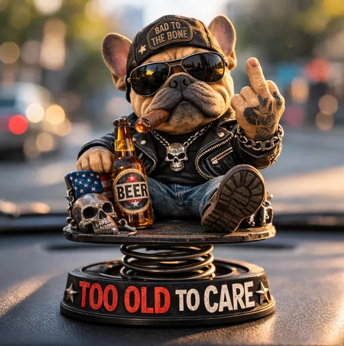 Stoere Bulldog Dashboarddecoratie
