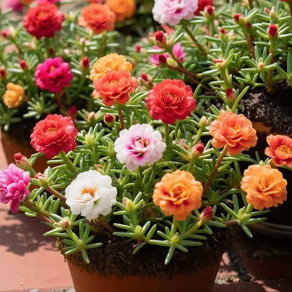 🌸Mosroos Zadenmix (1000 stuks) – 🌿Postelein / Zonneroosjes