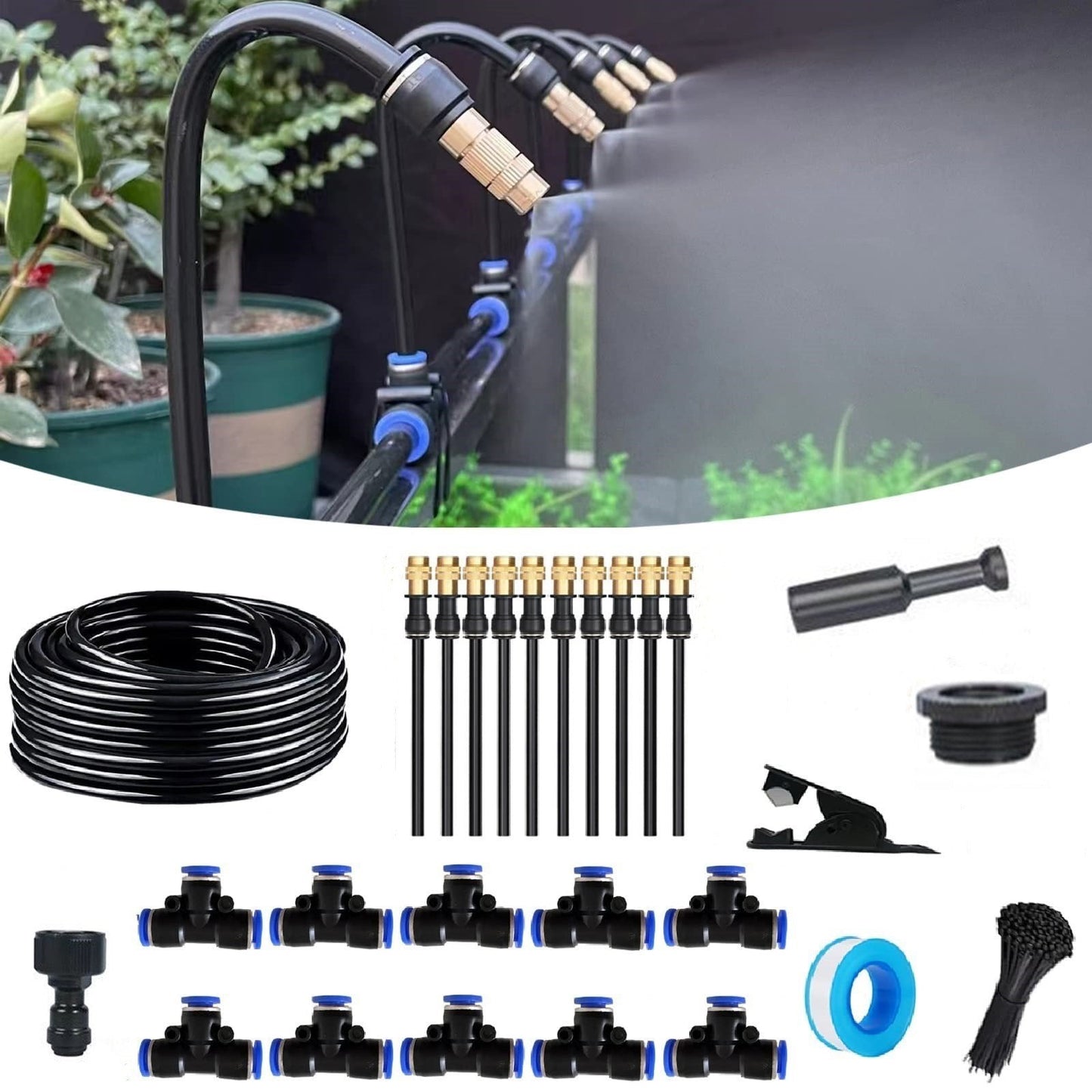 360° automatisch besproeiingssysteem voor de tuin