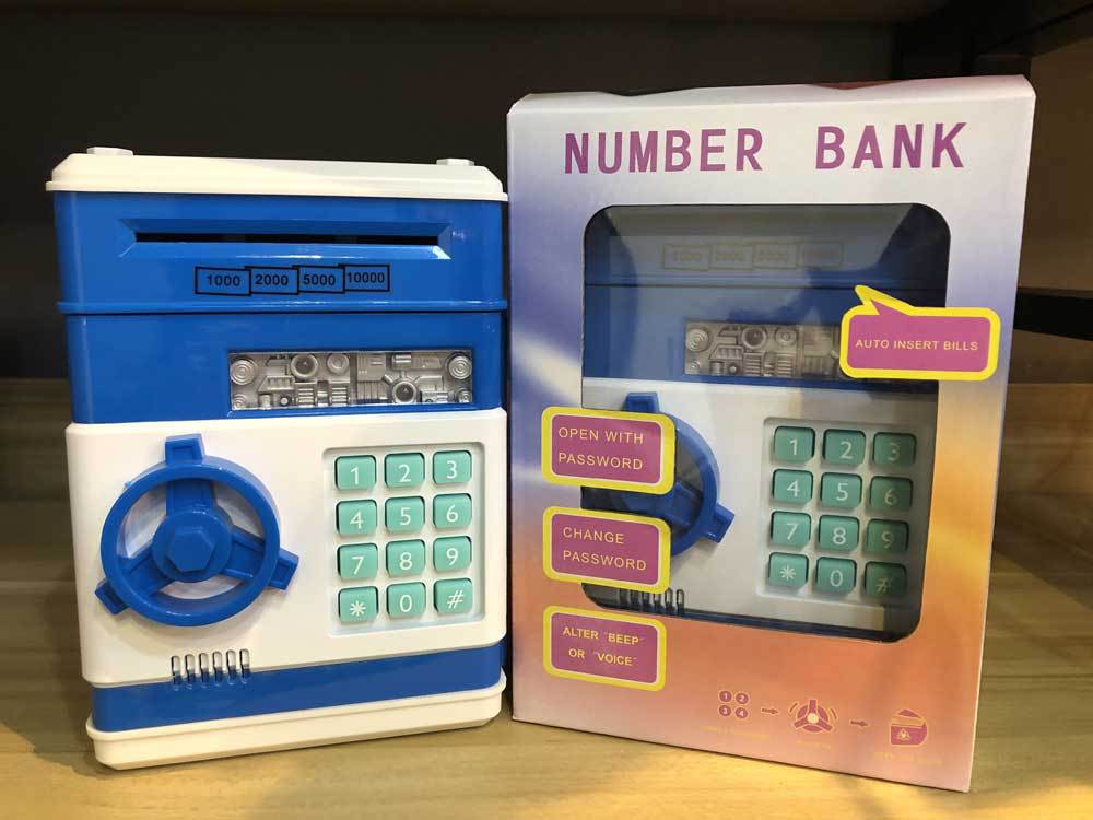 Mini elektronische geldautomaat met pincode