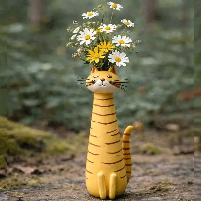 Purrfect Kat Vazen – Decoratieve Kattenbloemvazen