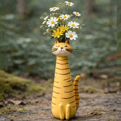 Purrfect Kat Vazen – Decoratieve Kattenbloemvazen