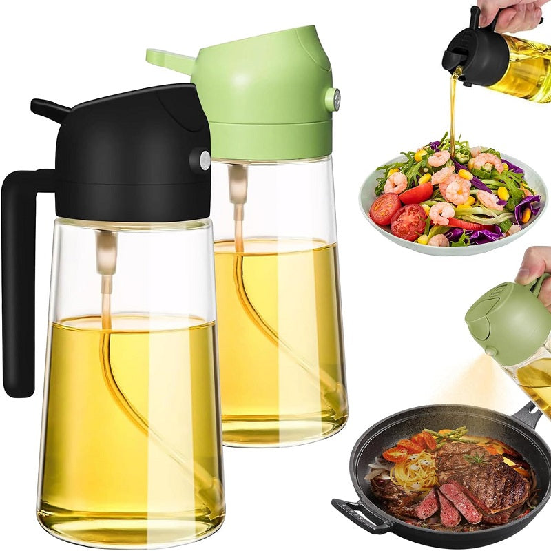 2-in-1 multifunctionele oliefles
