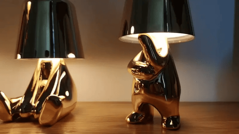 Touch Designer Lamp: 'De Denker'
