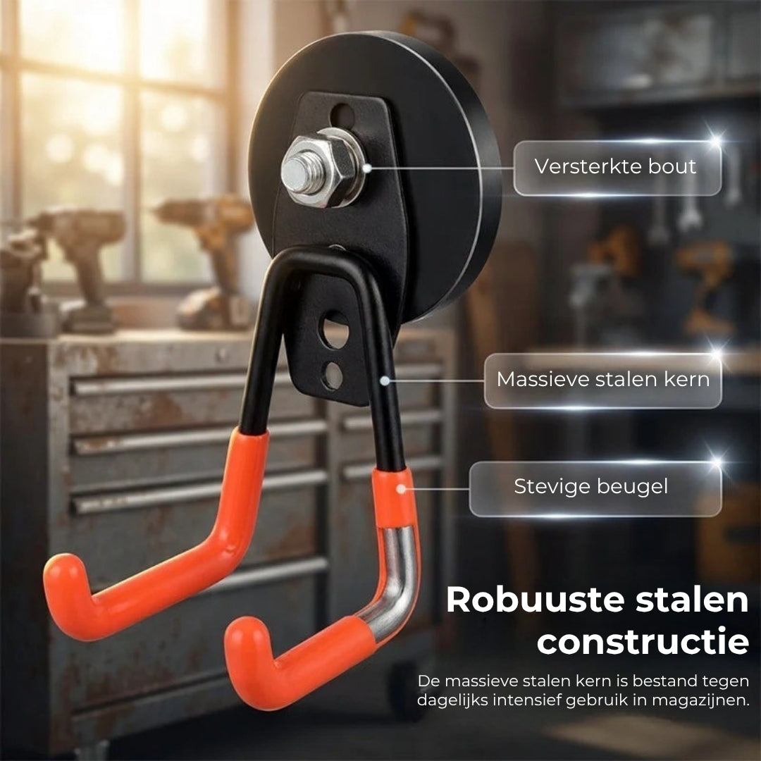 Magnetische Haak met Dubbele Klauw voor Zwaar Gebruik