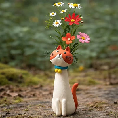 Purrfect Kat Vazen – Decoratieve Kattenbloemvazen