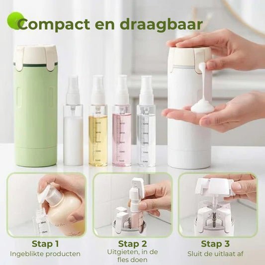 4-in-1 Reisflessenset