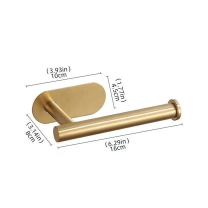 Toiletrolhouder Boorvrije Wandmontage - Roestvast Staal