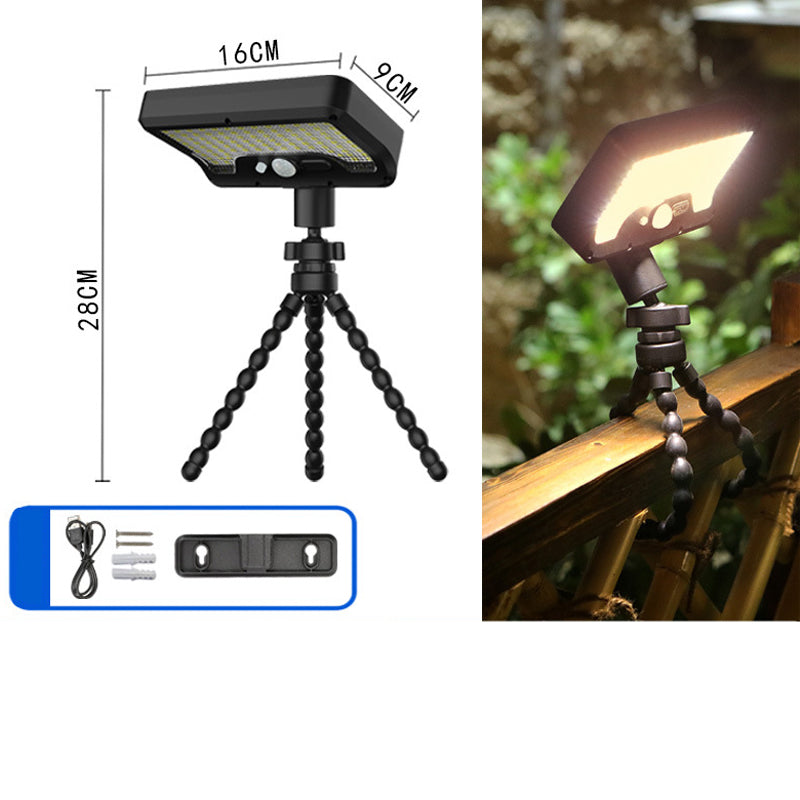 Flexibele Octopus Sensorlamp op Zonne-Energie