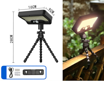 Flexibele Octopus Sensorlamp op Zonne-Energie