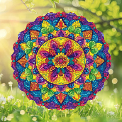 Hangende Windvanger Mandala-3D-effect