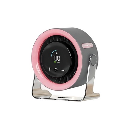 Mini-Bureauventilator met LED-Display