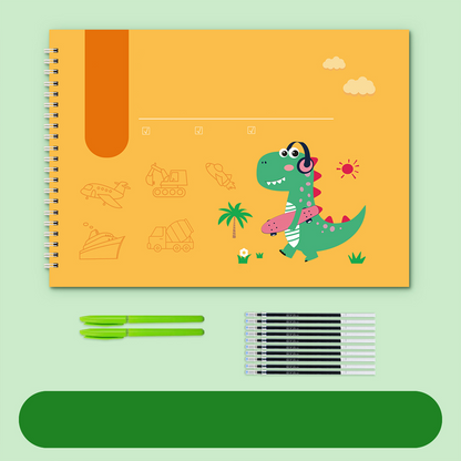 Cartoon Tekenboek met Contourlijnen voor Kinderen