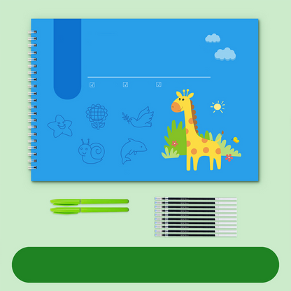 Cartoon Tekenboek met Contourlijnen voor Kinderen