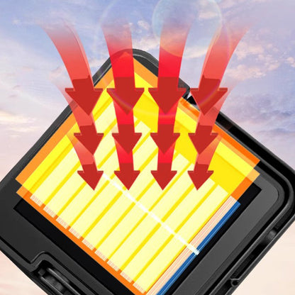 Draagbare Kampeerlamp op Zonne-Energie met 4 Verlichtingsstanden